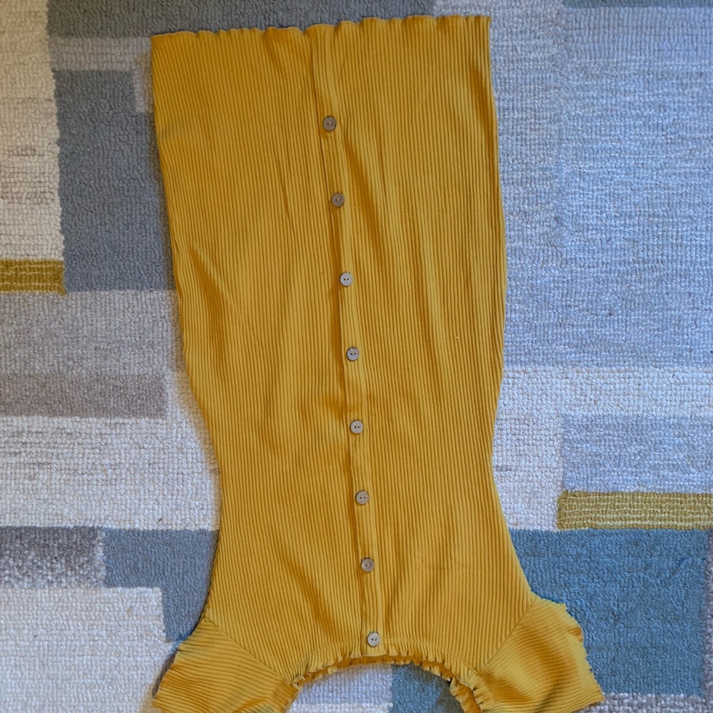 Golden yellow dress